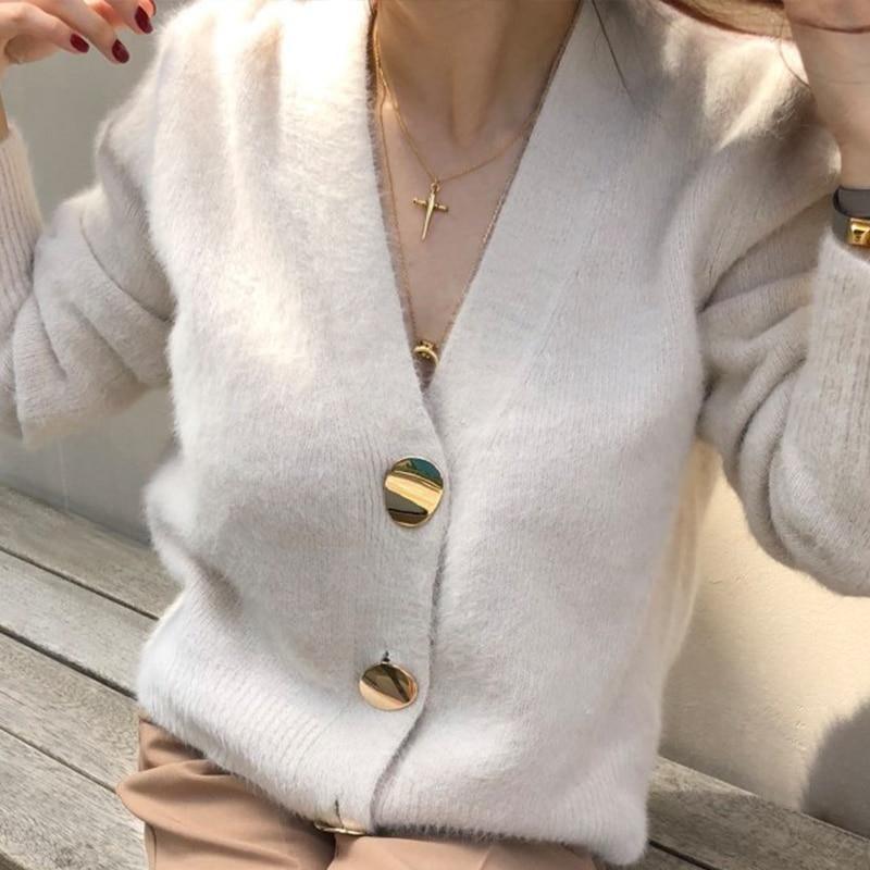 Blusa Cardigan Button use o cupom PRIMEIRACOMPRA e garanta 12%OFF