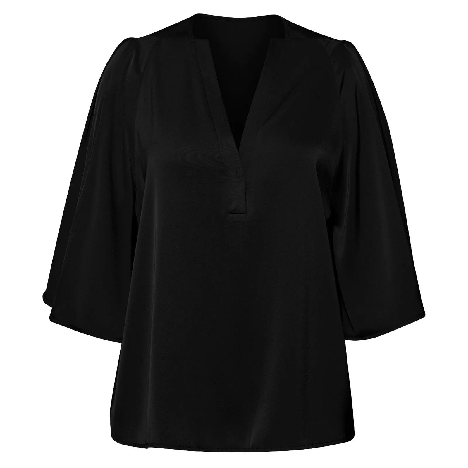 Blusa Decote V Chiffon use o cupom PRIMEIRACOMPRA e garanta 12%OFF