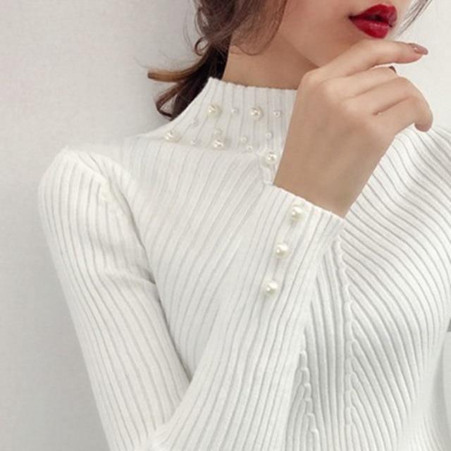 Blusa Manga longo com detalhes em Pérola use o cupom PRIMEIRACOMPRA e garanta 12%OFF