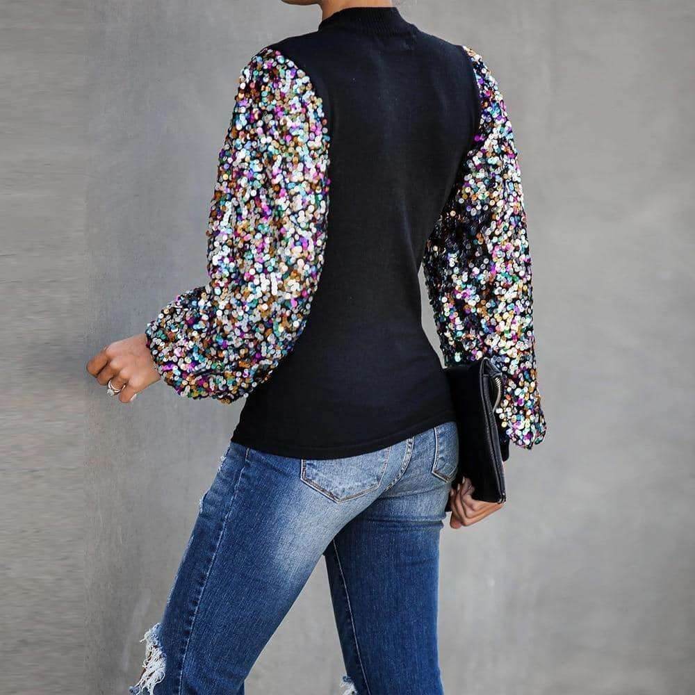 Blusa Mangas Shine Color - Sua Boutique