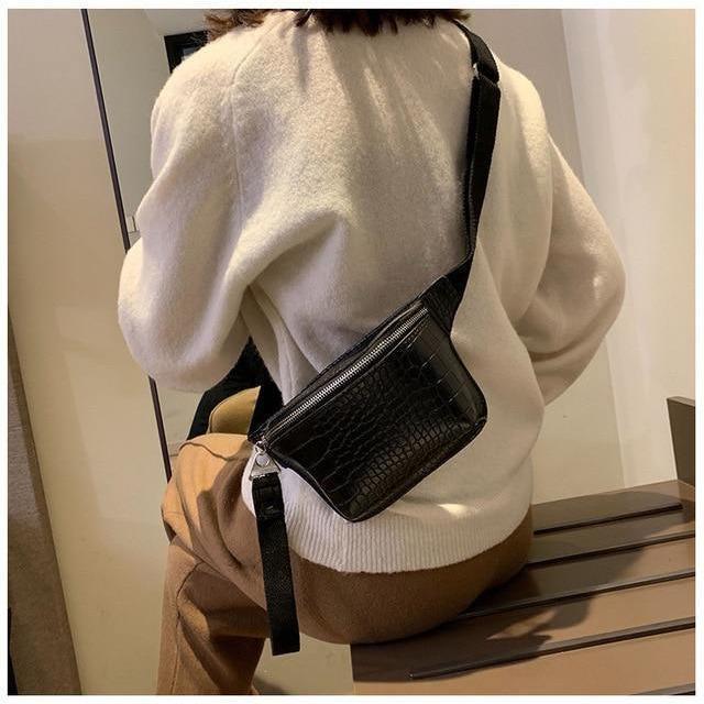 Bolsa Pochete Croco Á Prova D`Água use o cupom PRIMEIRACOMPRA e garanta 12%OFF