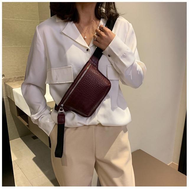 Bolsa Pochete Croco Á Prova D`Água use o cupom PRIMEIRACOMPRA e garanta 12%OFF