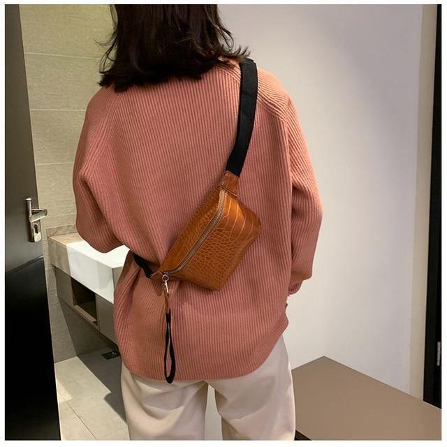 Bolsa Pochete Croco Á Prova D`Água use o cupom PRIMEIRACOMPRA e garanta 12%OFF