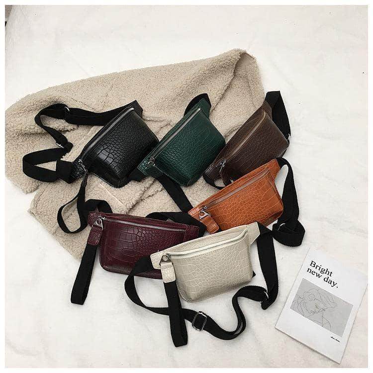 Bolsa Pochete Croco Á Prova D`Água - Sua Boutique