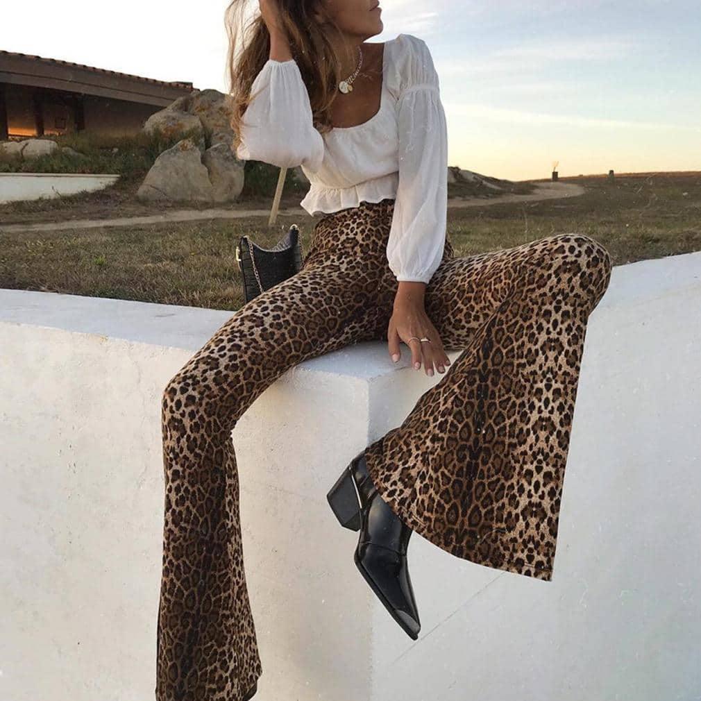 Calça Cintura Alta Animal Print use o cupom PRIMEIRACOMPRA e garanta 12%OFF