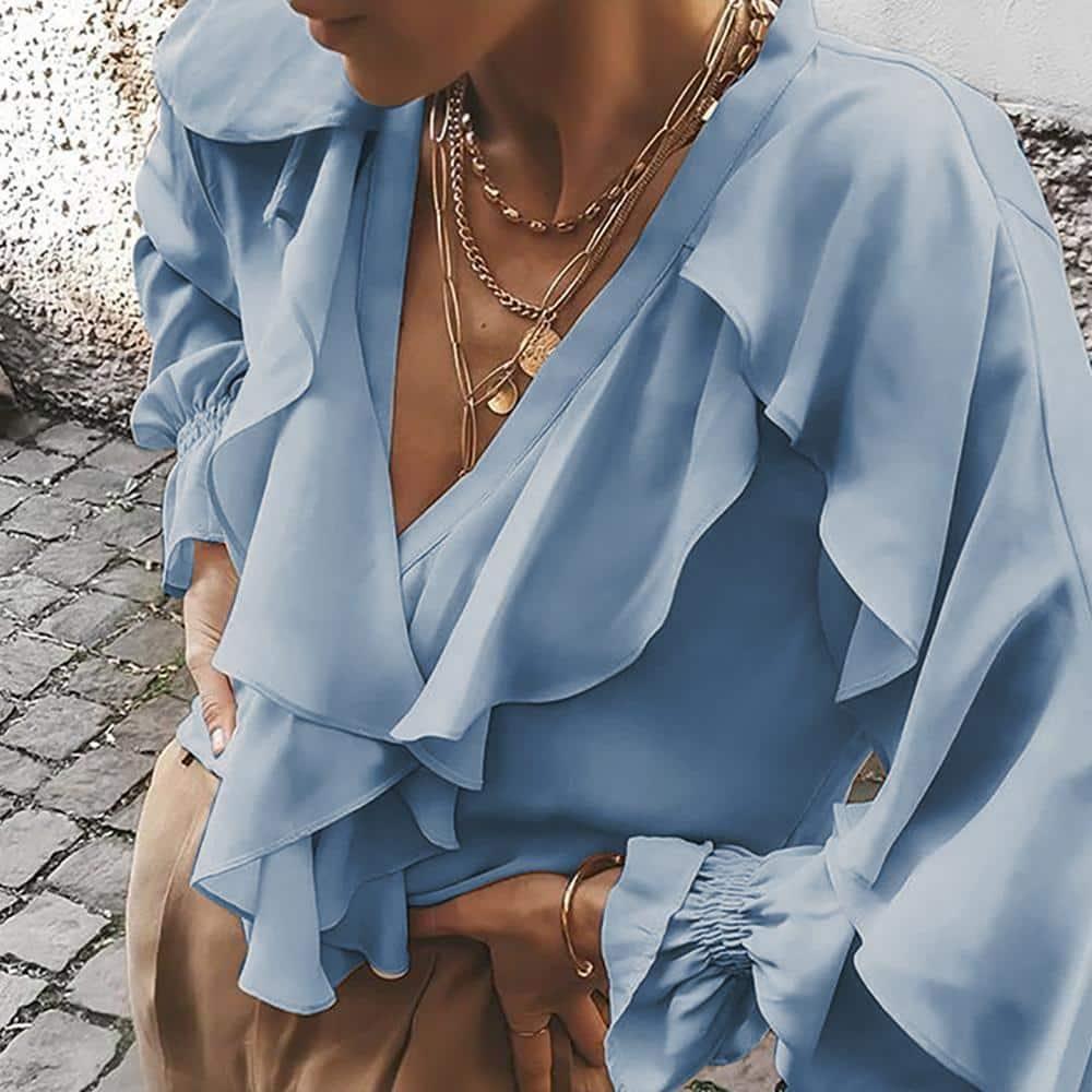 Camisa Babado Chifon - Sua Boutique