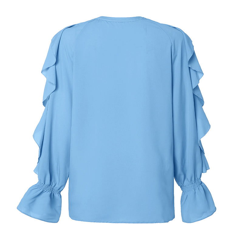 Camisa Babado Chifon - Sua Boutique