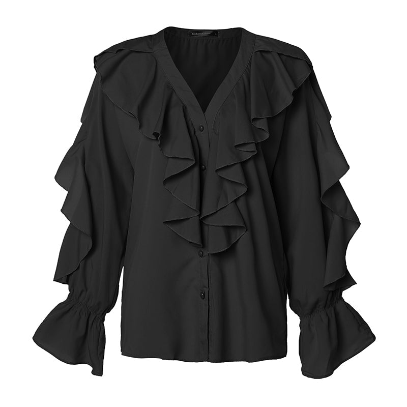 Camisa Babado Chifon - Sua Boutique