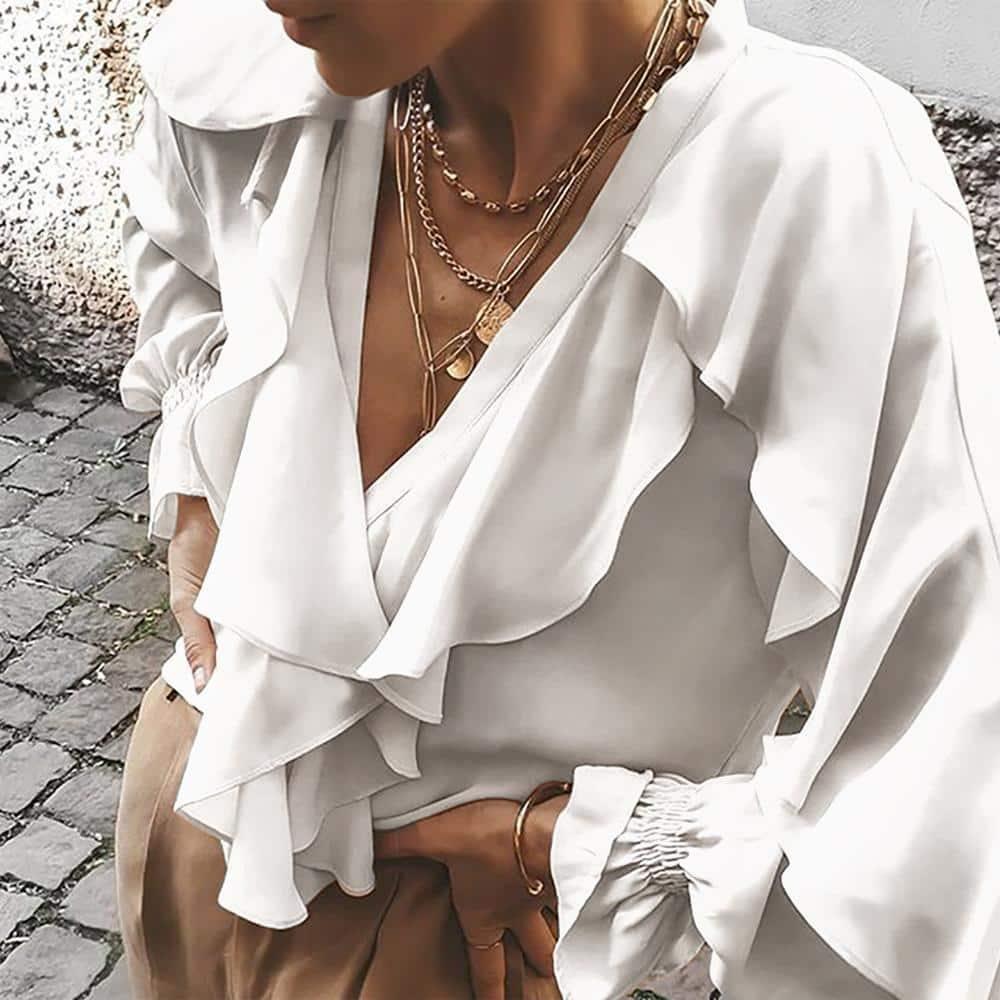 Camisa Babado Chifon - Sua Boutique