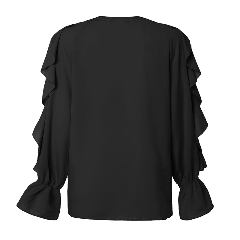 Camisa Babado Chifon - Sua Boutique