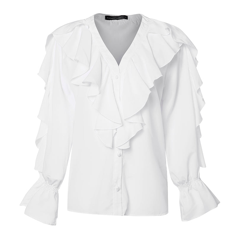 Camisa Babado Chifon - Sua Boutique