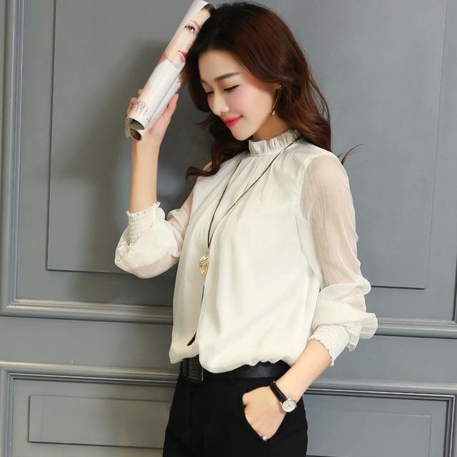 Camisa Chiffon Elegancy use o cupom PRIMEIRACOMPRA e garanta 12%OFF
