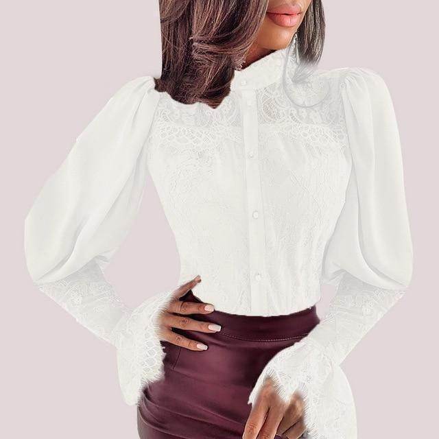 Camisa Chiffon Long Fashion - Sua Boutique