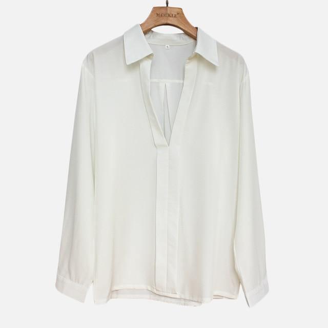 Camisa Decote V - Sua Boutique
