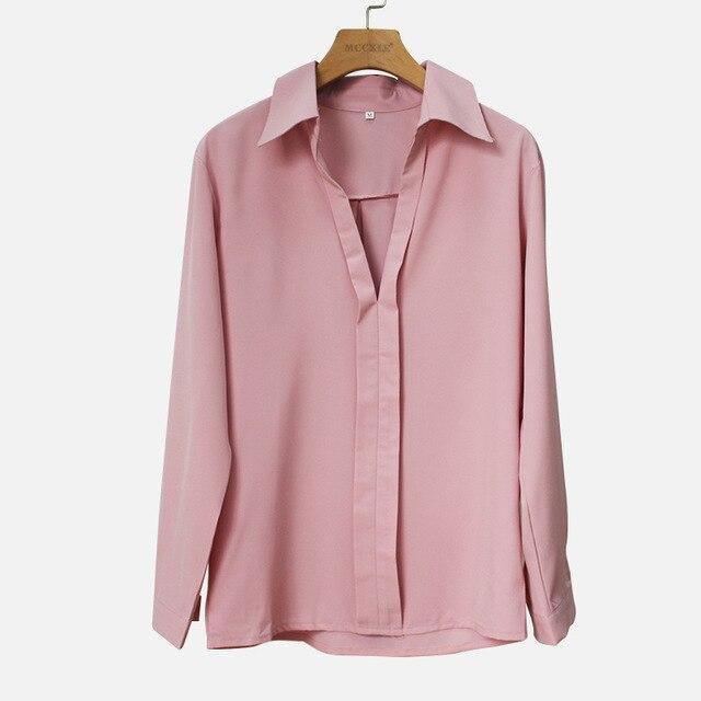 Camisa Decote V - Sua Boutique