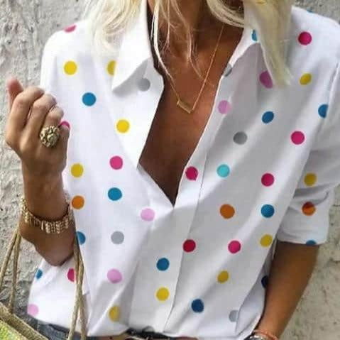 Camisa Decote V - Sua Boutique