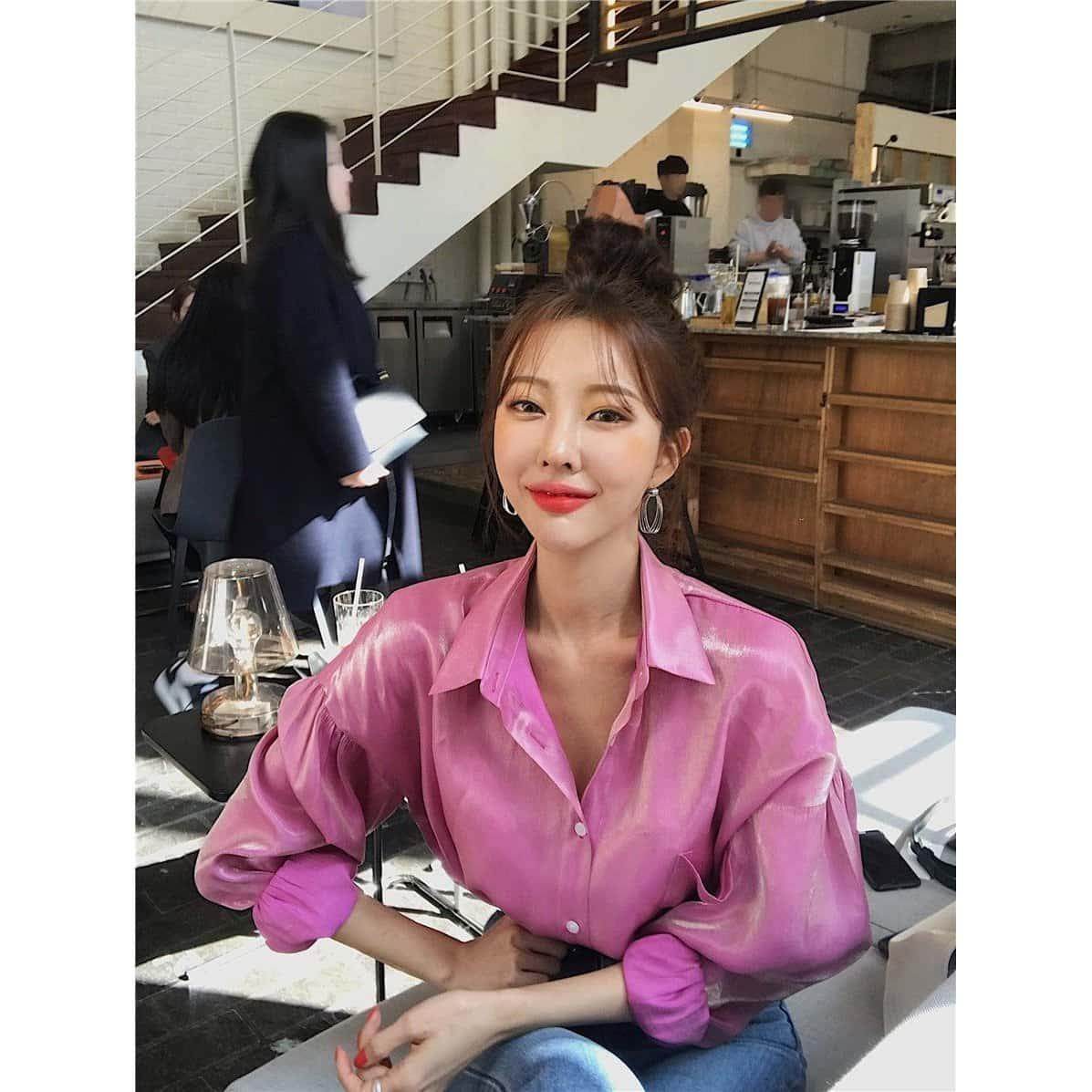 Camisa Feminina- Style Metalic - Sua Boutique