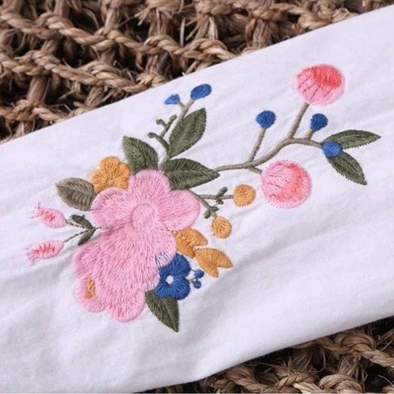 Camisa Long Flowers Bordada use o cupom PRIMEIRACOMPRA e garanta 12%OFF