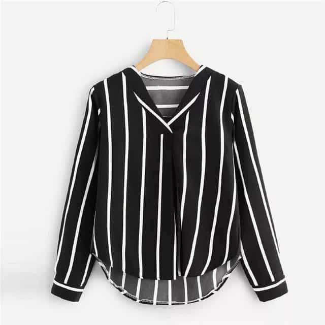 Camisa Manga Longa Listras - Sua Boutique