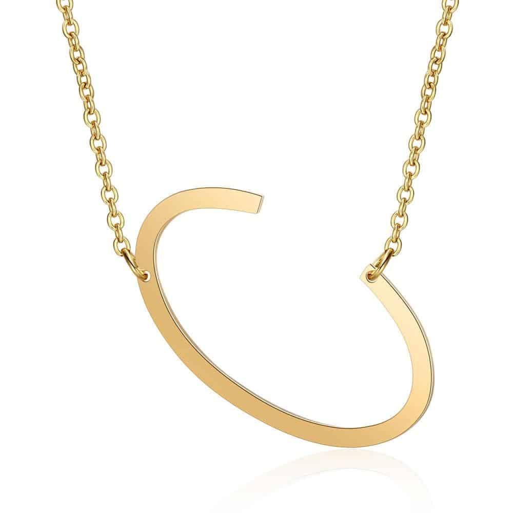 Colar Monograma Letras - Sua Boutique