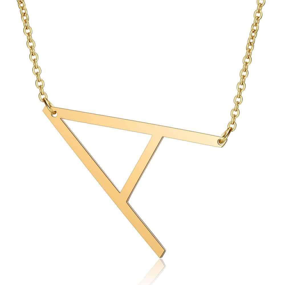 Colar Monograma Letras - Sua Boutique