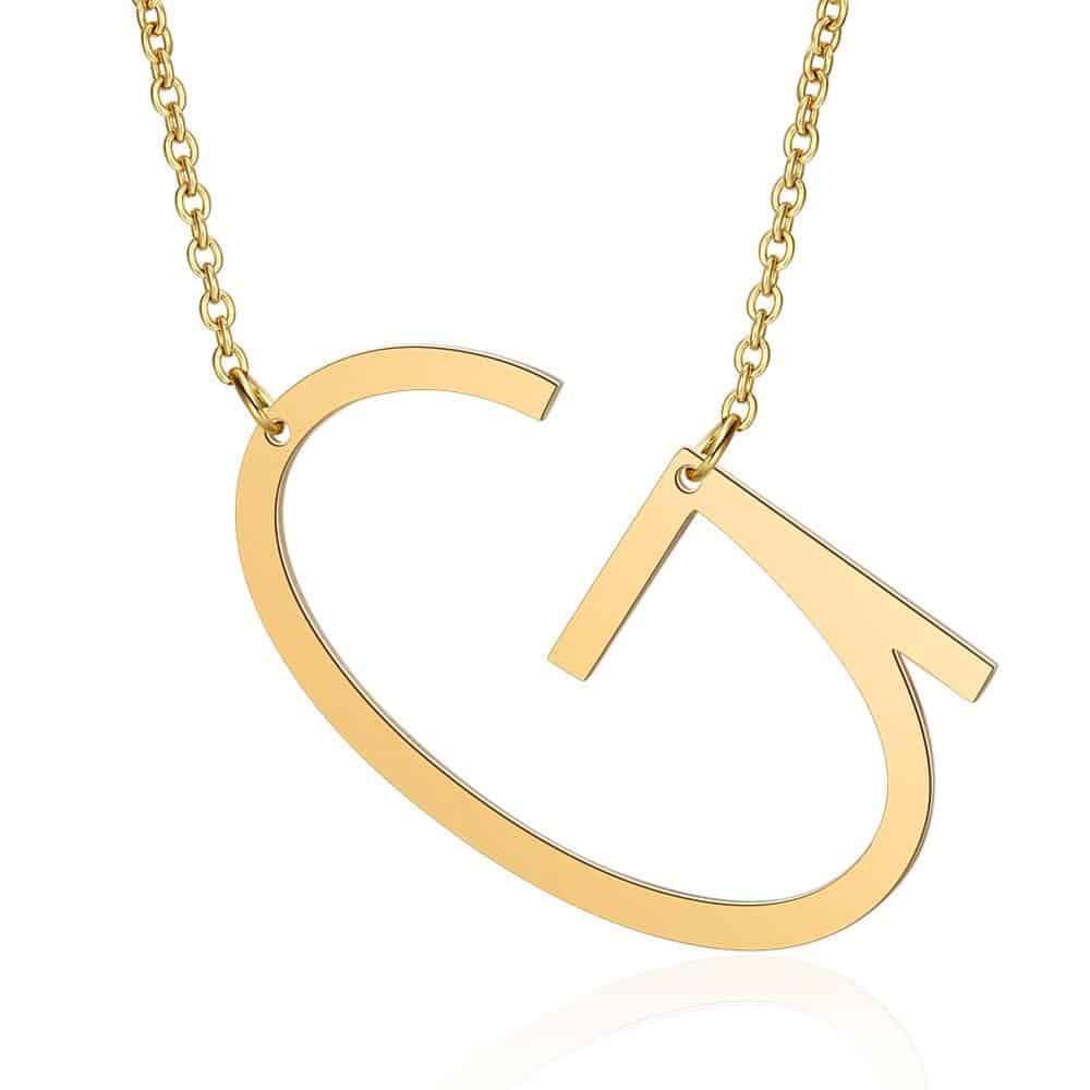 Colar Monograma Letras - Sua Boutique