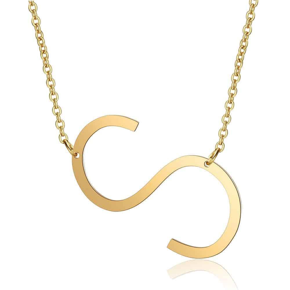 Colar Monograma Letras - Sua Boutique