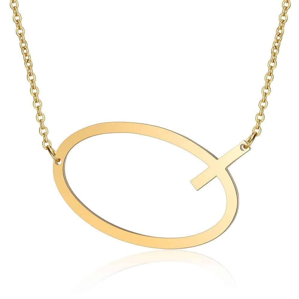 Colar Monograma Letras - Sua Boutique