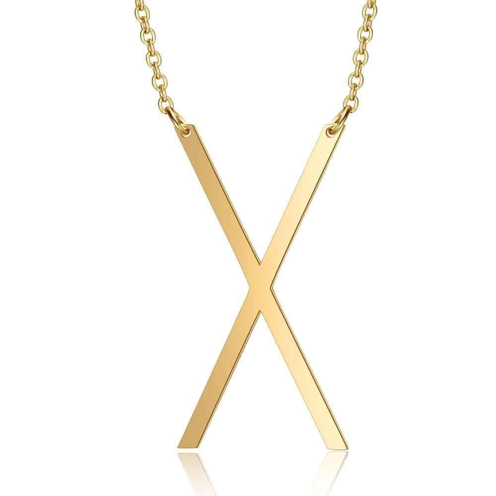 Colar Monograma Letras - Sua Boutique