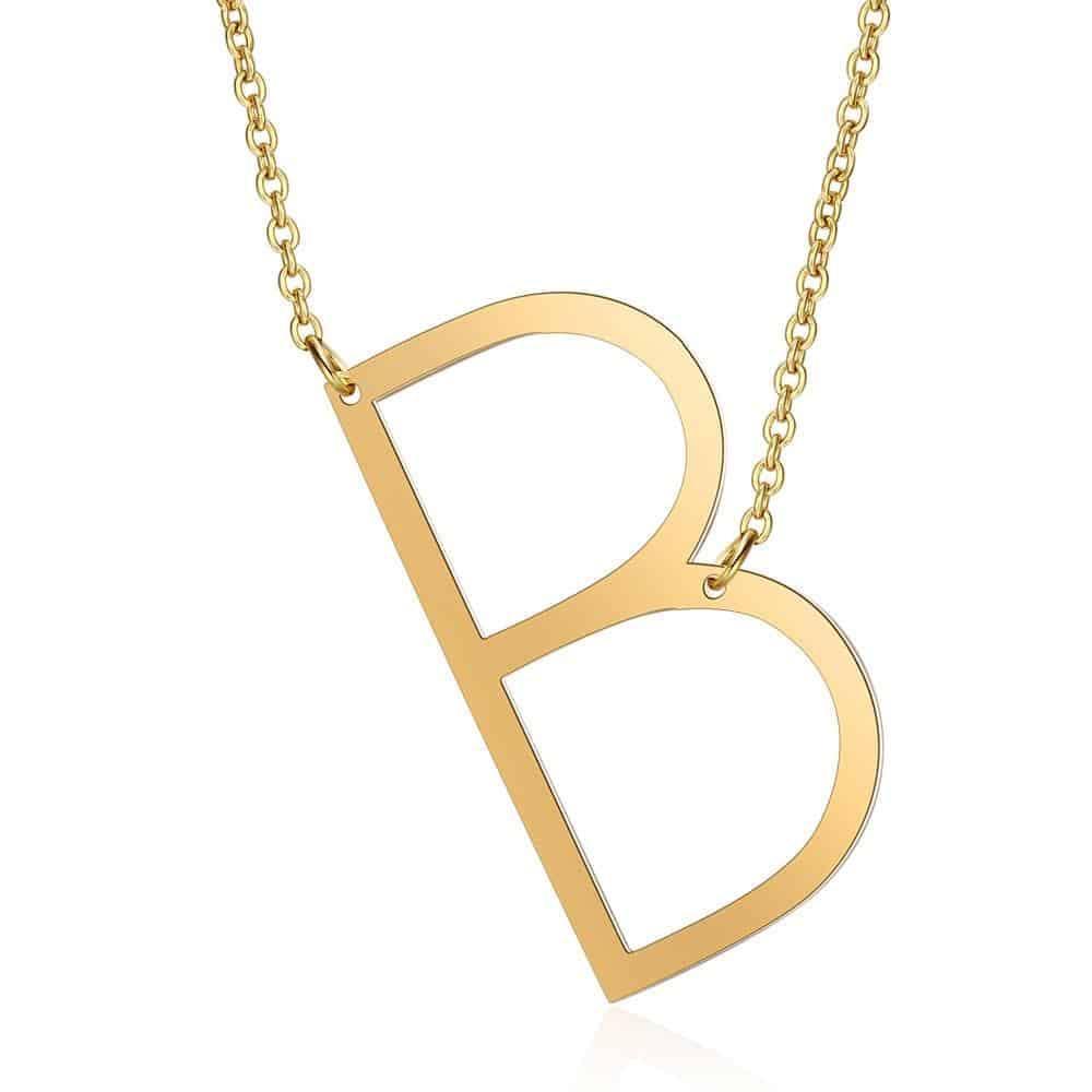 Colar Monograma Letras - Sua Boutique