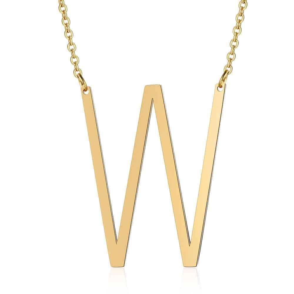 Colar Monograma Letras - Sua Boutique