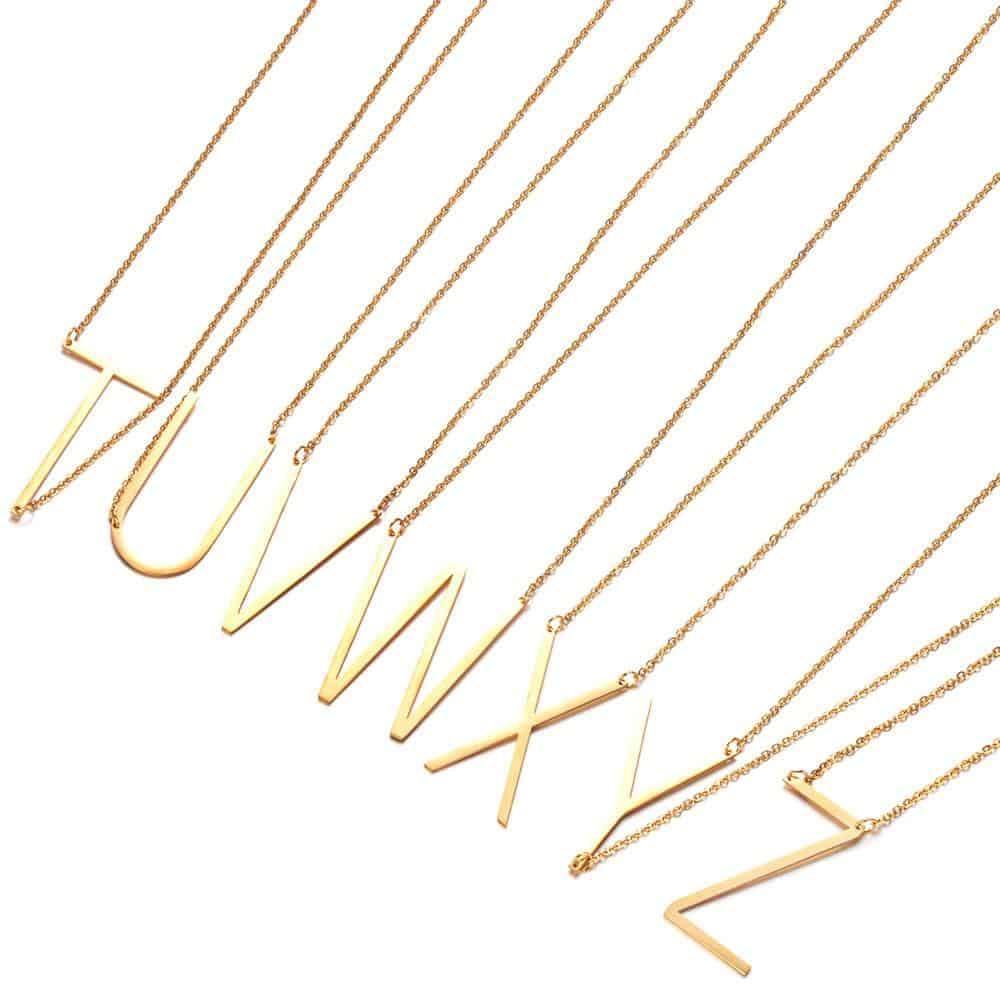 Colar Monograma Letras - Sua Boutique
