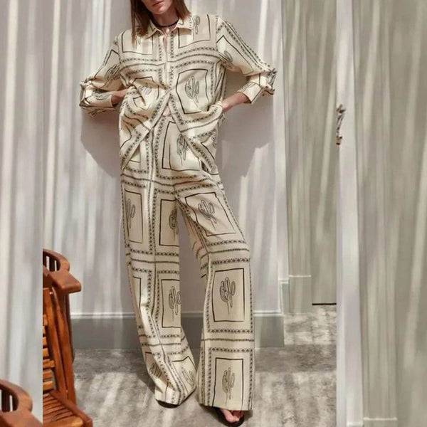 Conjunto Calça e Camisa Étnico - Sua Boutique