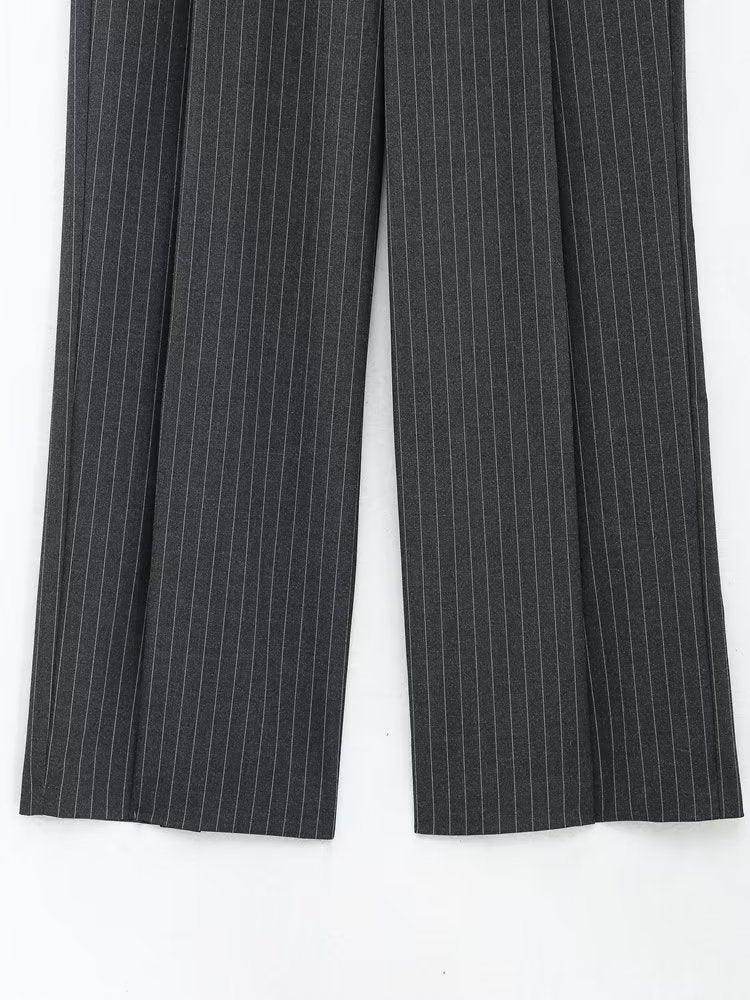 Conjunto Calça e Top Risca de Giz - Sua Boutique