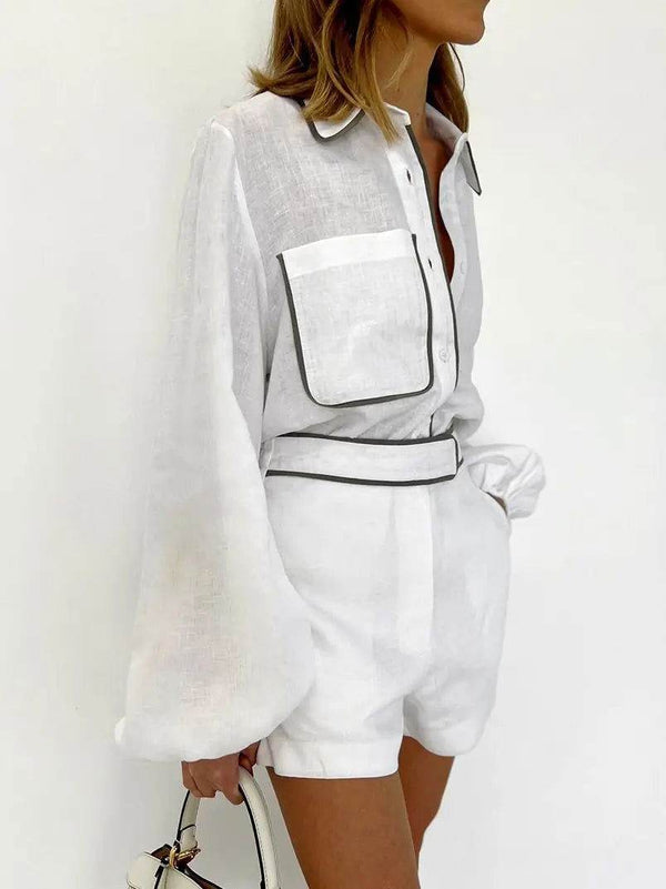 Conjunto Camisa e Shorts Francesca - Sua Boutique