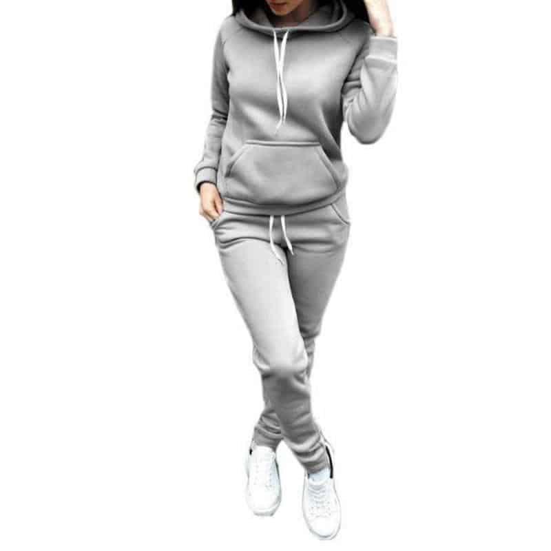 Conjunto Feminino Moletom com Capuz use o cupom PRIMEIRACOMPRA e garanta 12%OFF