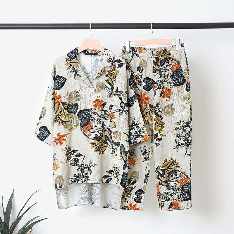 Conjunto Floral Jaci use o cupom PRIMEIRACOMPRA e garanta 12%OFF