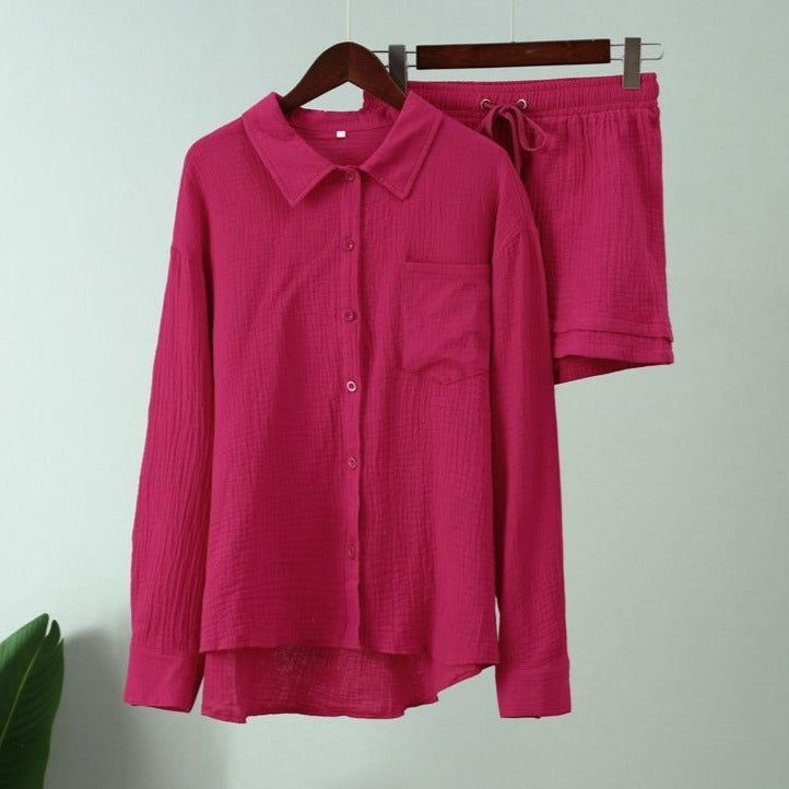 Conjunto Shorts e Camisa April use o cupom PRIMEIRACOMPRA e garanta 12%OFF