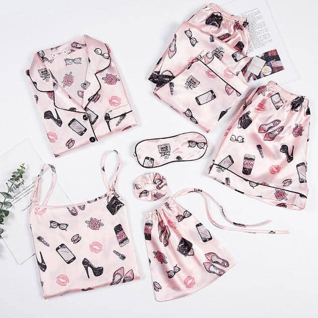 Kit Pijama Show 7 peças use o cupom PRIMEIRACOMPRA e garanta 12%OFF