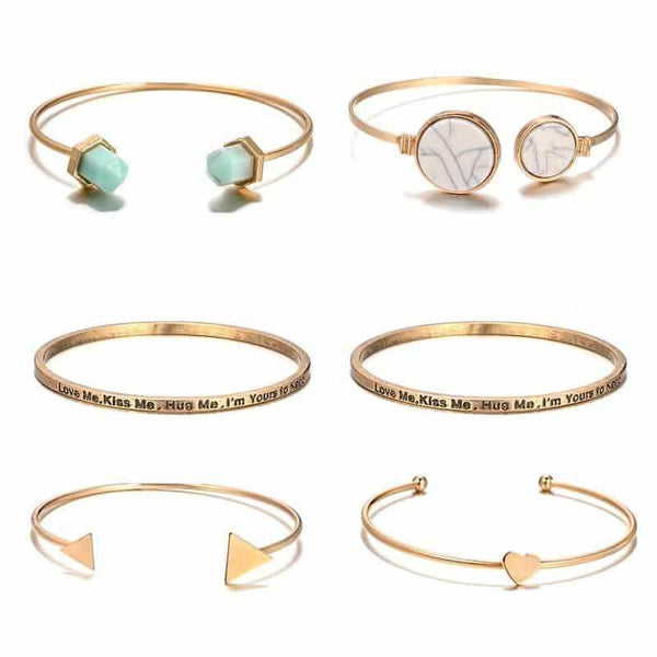 Kit Pulseiras Pedras - Sua Boutique