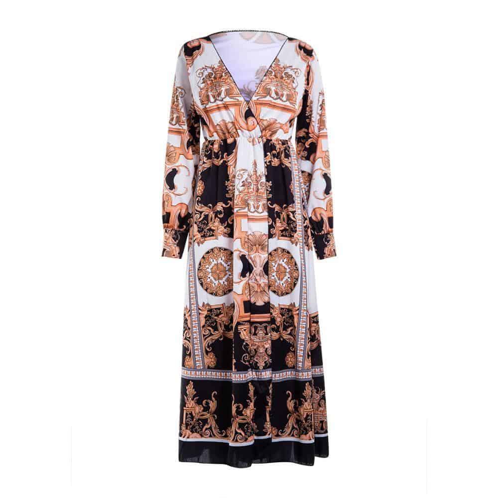 Maxxi Dress Floral use o cupom PRIMEIRACOMPRA e garanta 12%OFF