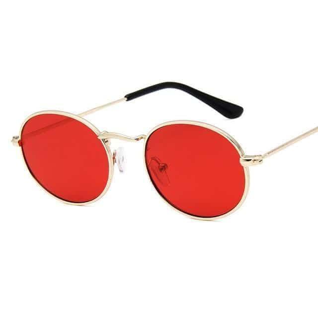Óculos de Sol - Oval Vintage Metal use o cupom PRIMEIRACOMPRA e garanta 12%OFF