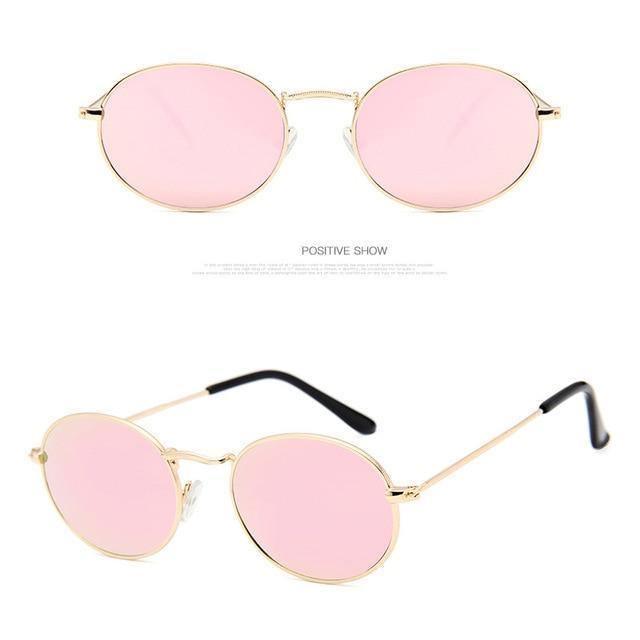 Óculos de Sol - Oval Vintage Metal use o cupom PRIMEIRACOMPRA e garanta 12%OFF