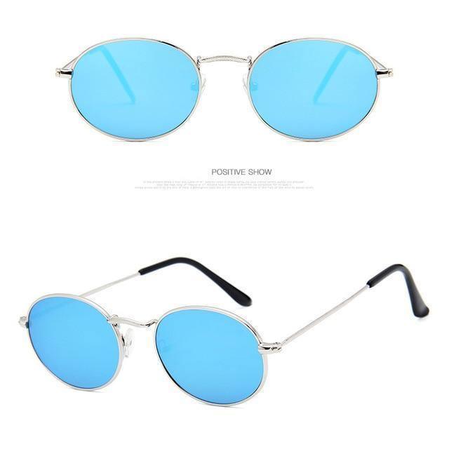 Óculos de Sol - Oval Vintage Metal use o cupom PRIMEIRACOMPRA e garanta 12%OFF