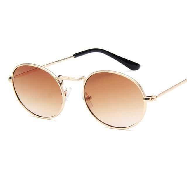 Óculos de Sol - Oval Vintage Metal use o cupom PRIMEIRACOMPRA e garanta 12%OFF
