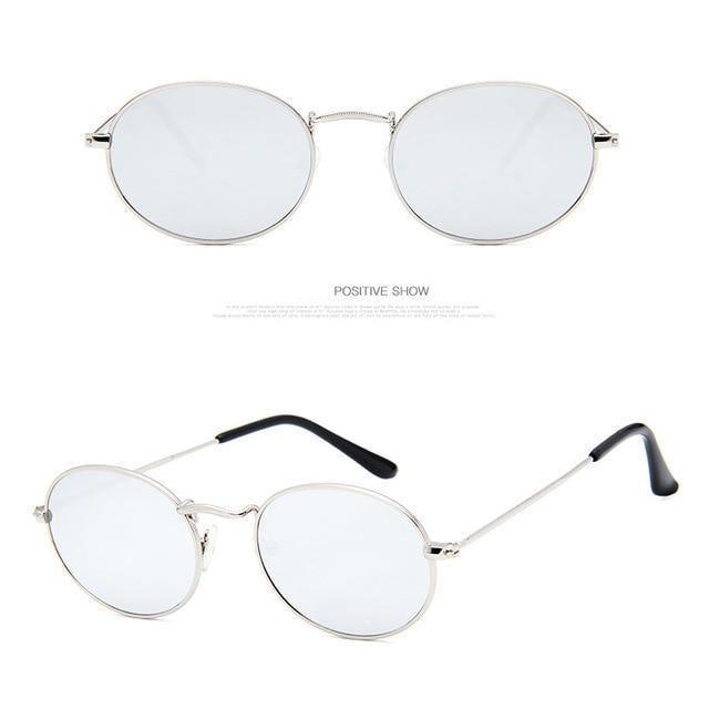 Óculos de Sol - Oval Vintage Metal use o cupom PRIMEIRACOMPRA e garanta 12%OFF