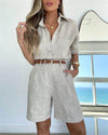 Conjunto Camisa e Bermuda Celina - Sua Boutique