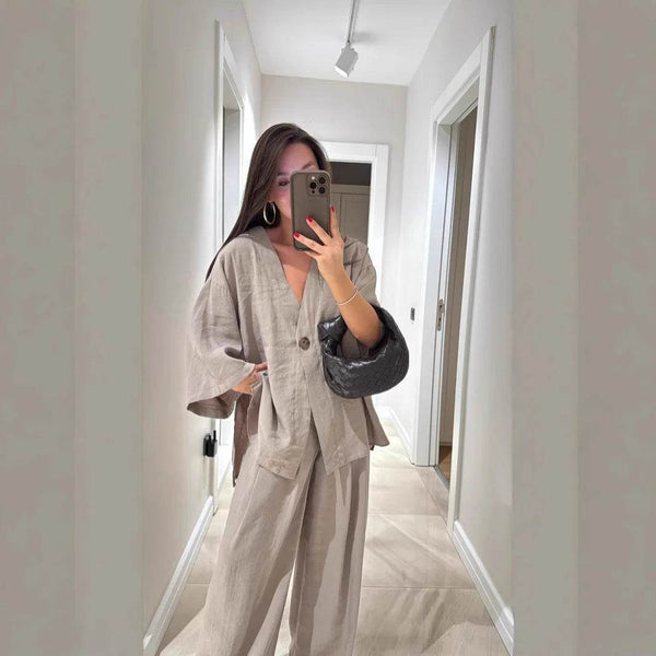 Conjunto Calça e Camisa Kay - Sua Boutique