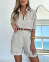 Conjunto Camisa e Bermuda Celina - Sua Boutique
