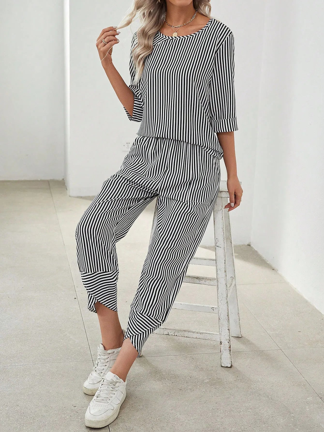 Conjunto Calça e Blusa Riviera